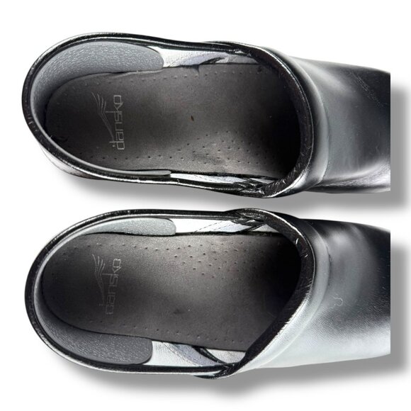Dansko Professional Chef Kitchen Clogs Black Leather Size 7.5 Mens 41 EU - Picture 5 of 8